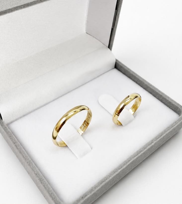 Alianças de ouro 18k — Alianças Oliveira